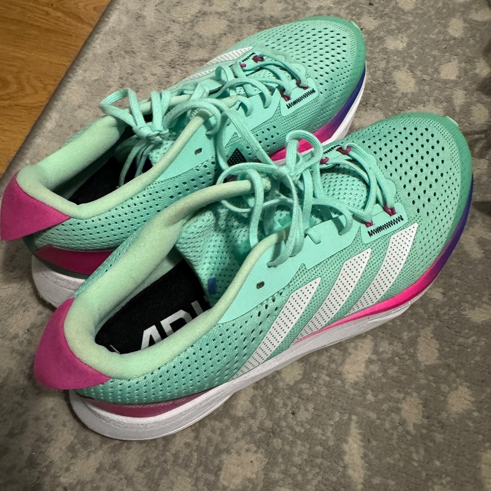 adidas Mint and Pink Women's Athletic Shoes
